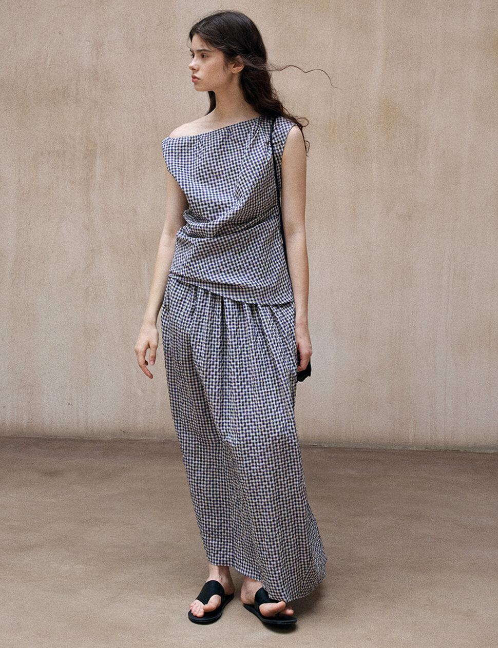 Gingham Cocoon Skirt