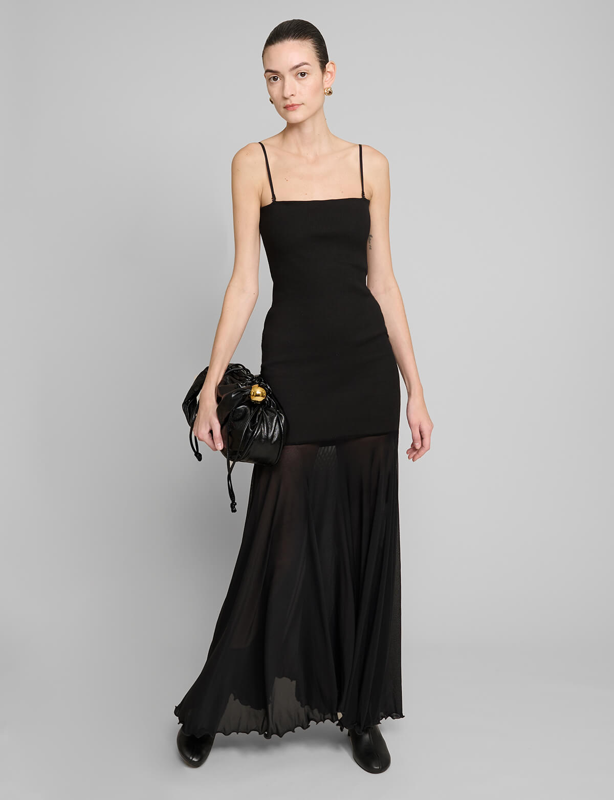 Romane Sheer Bottom Dress