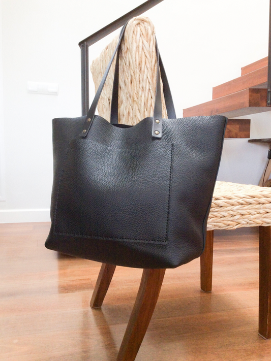 GLO - Handmade Leather Tote Bag