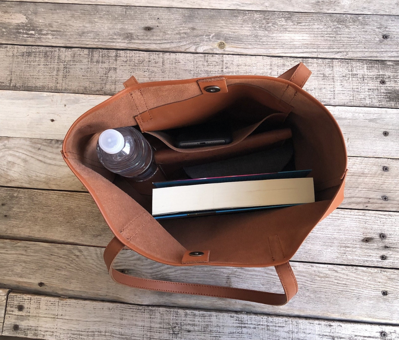 CLOUD OSLO - Leather Tote Bag
