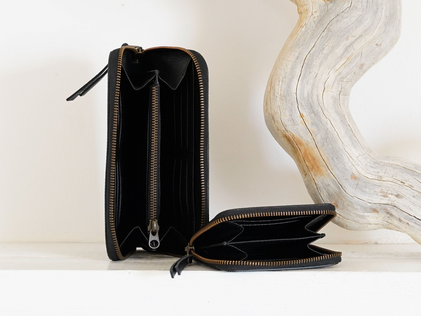 Leather Zip Wallet