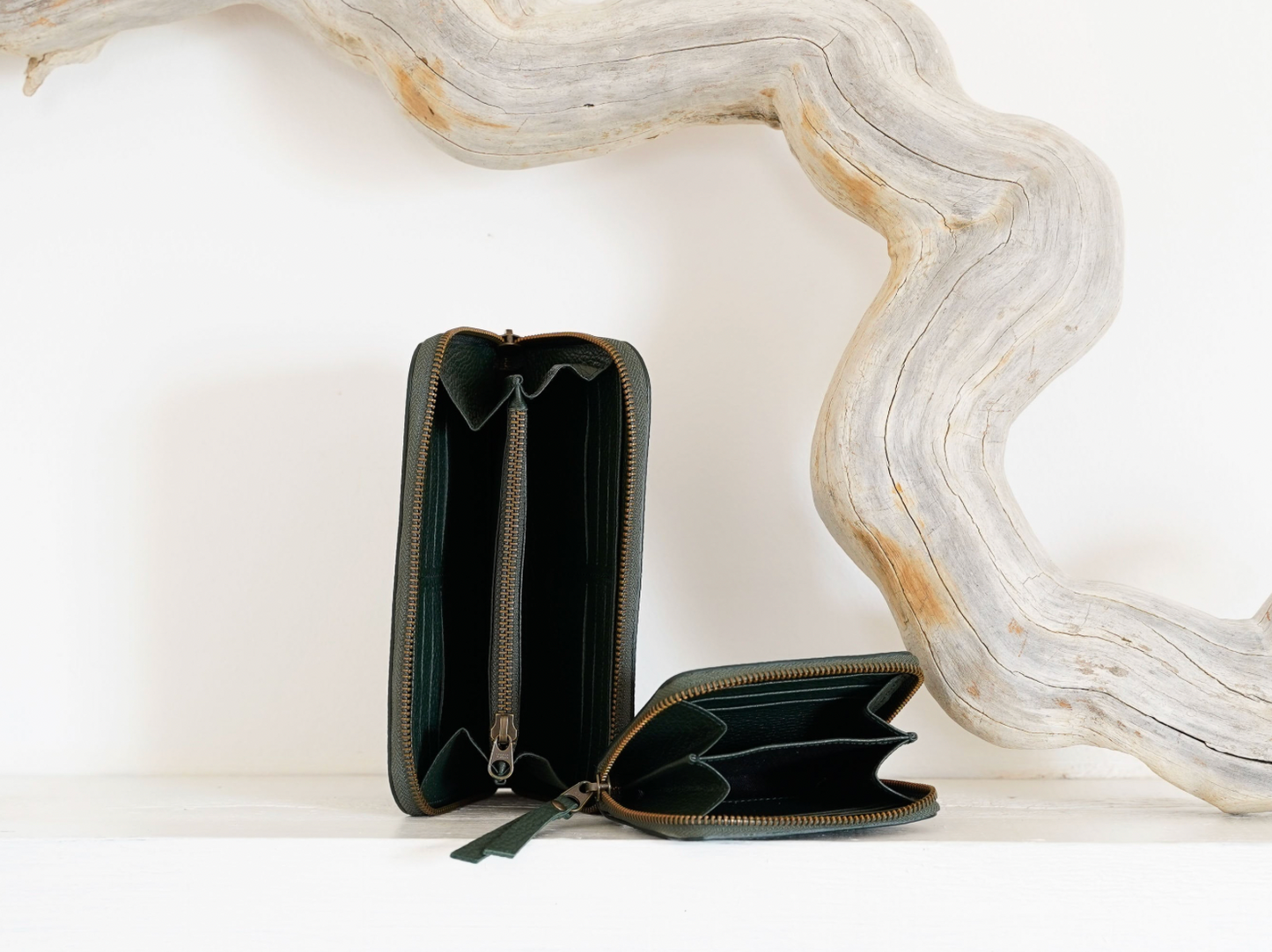 Leather Zip Wallet
