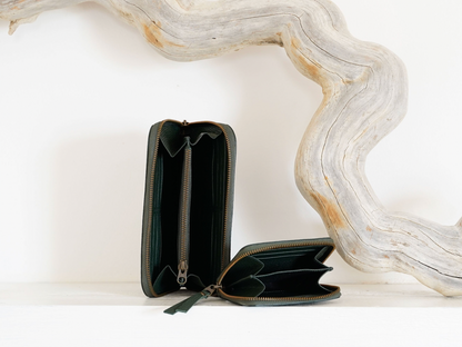 Leather Zip Wallet