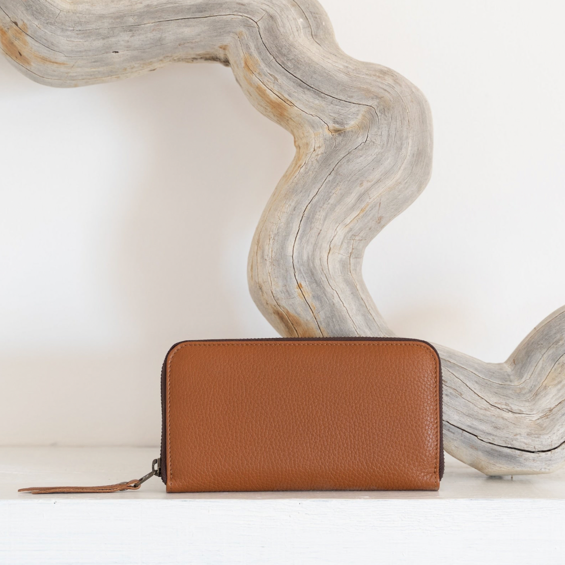 Leather Zip Wallet