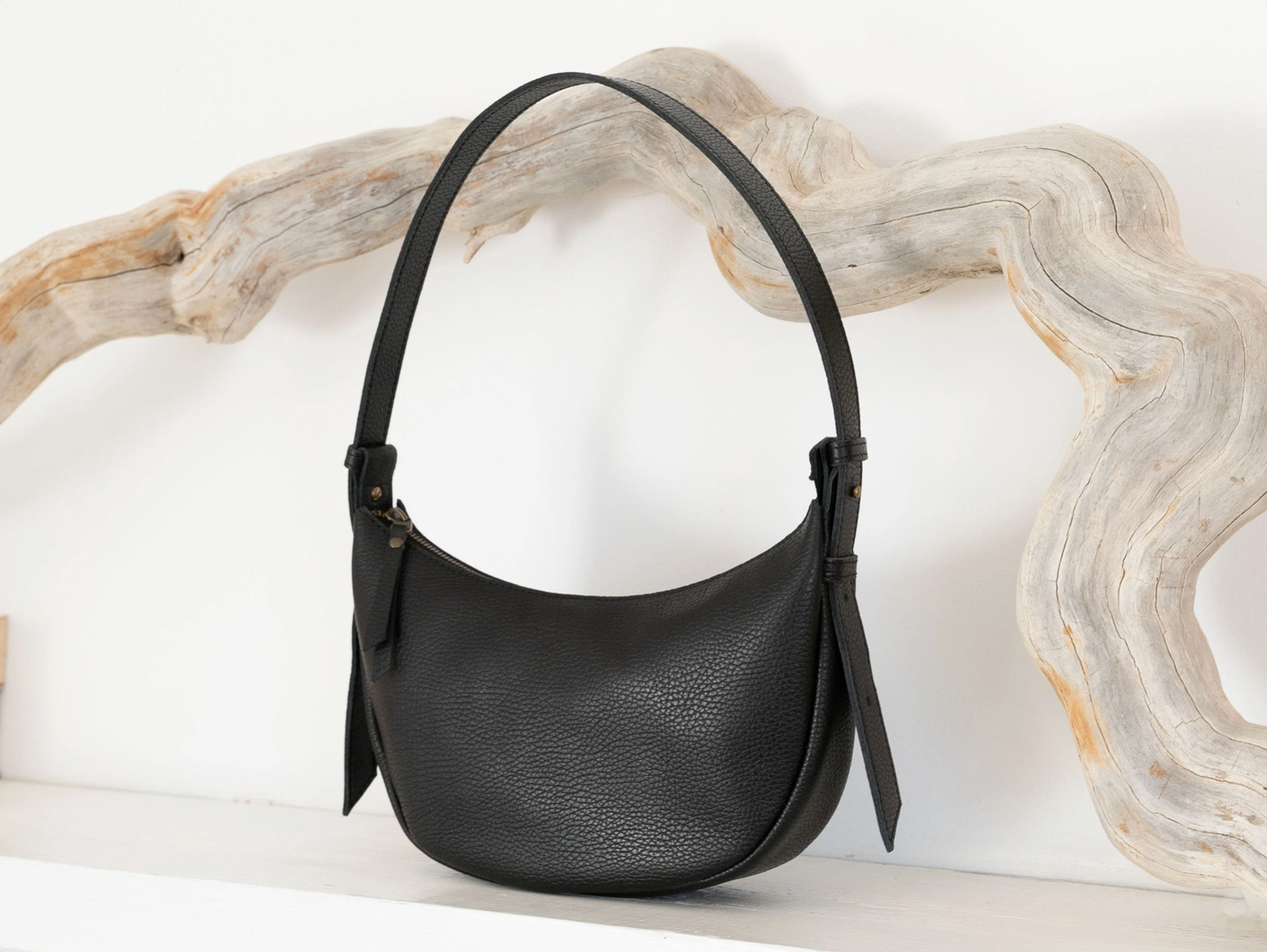 MOON - Shoulder Leather bag