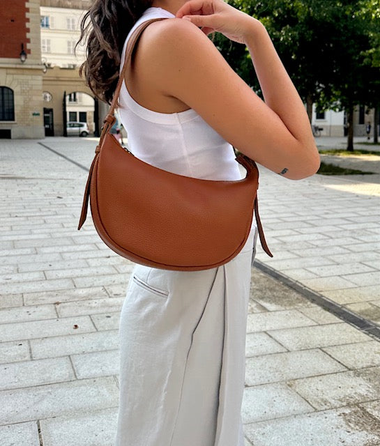 MOON - Shoulder Leather bag