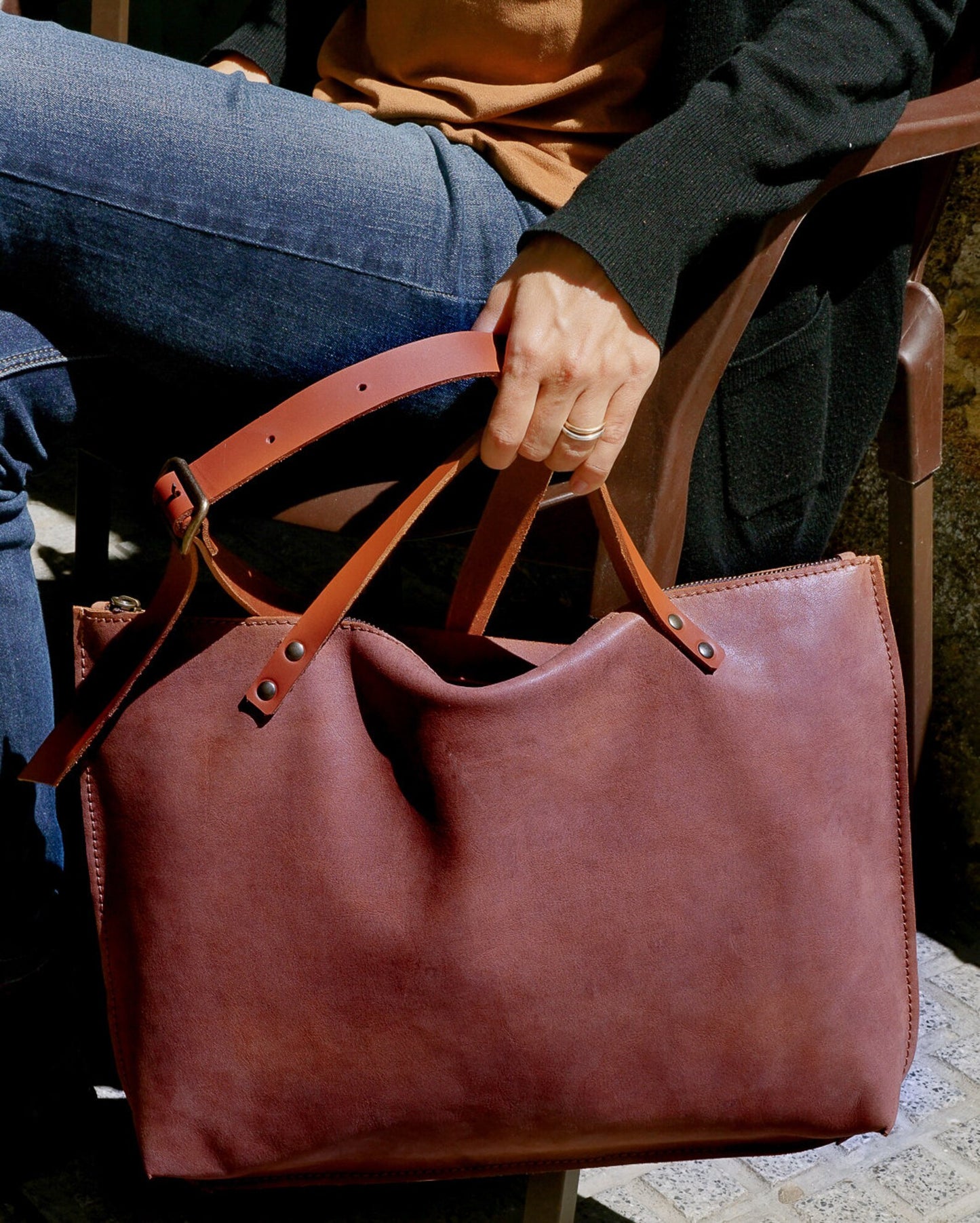 MILE - Leather Laptop Bag