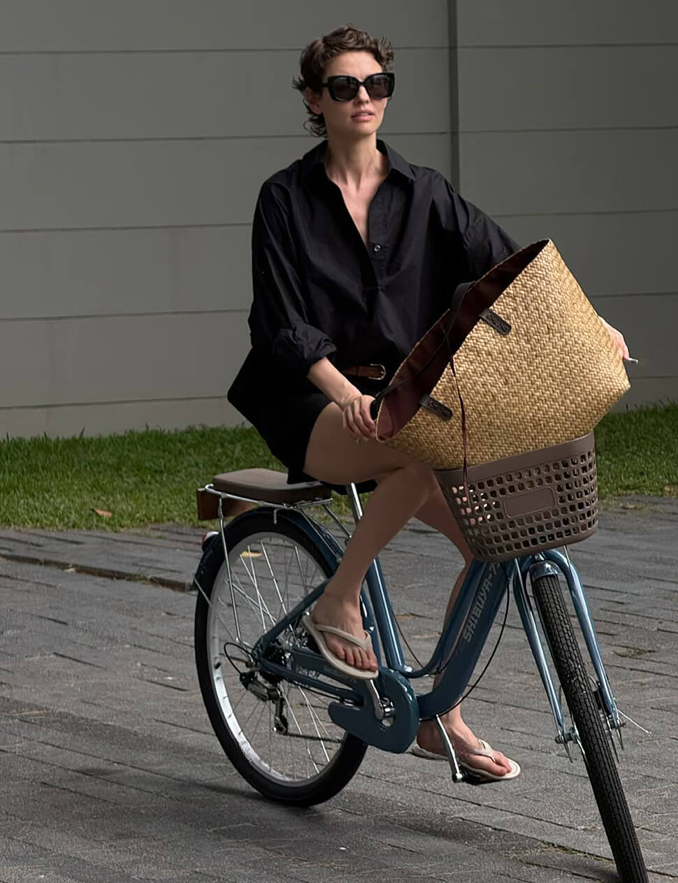 Black Oversized Polo Collar Shirt-PREORDER