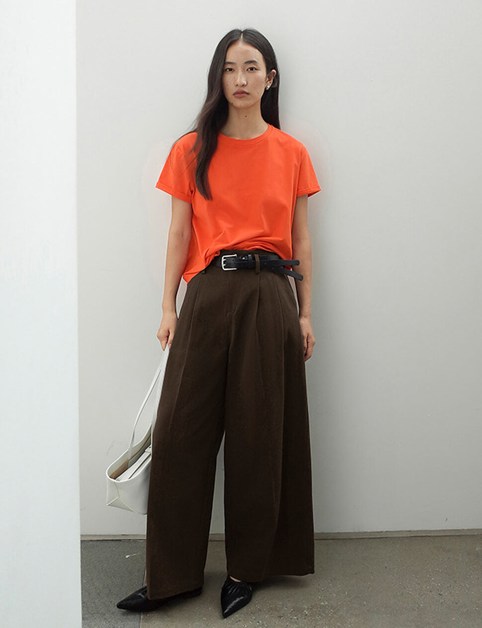 Double Belted Brown Pants