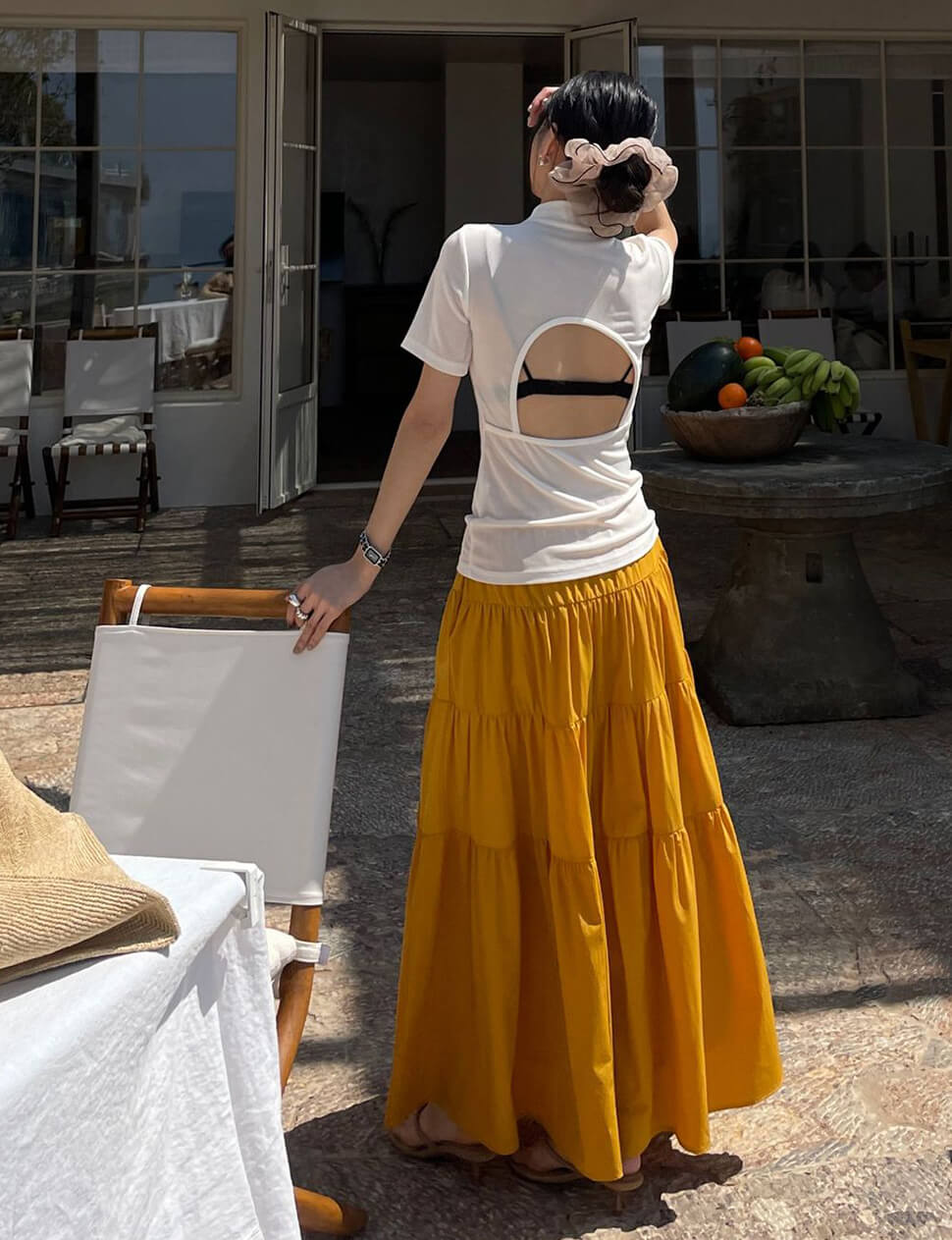 Marigold Tier Skirt