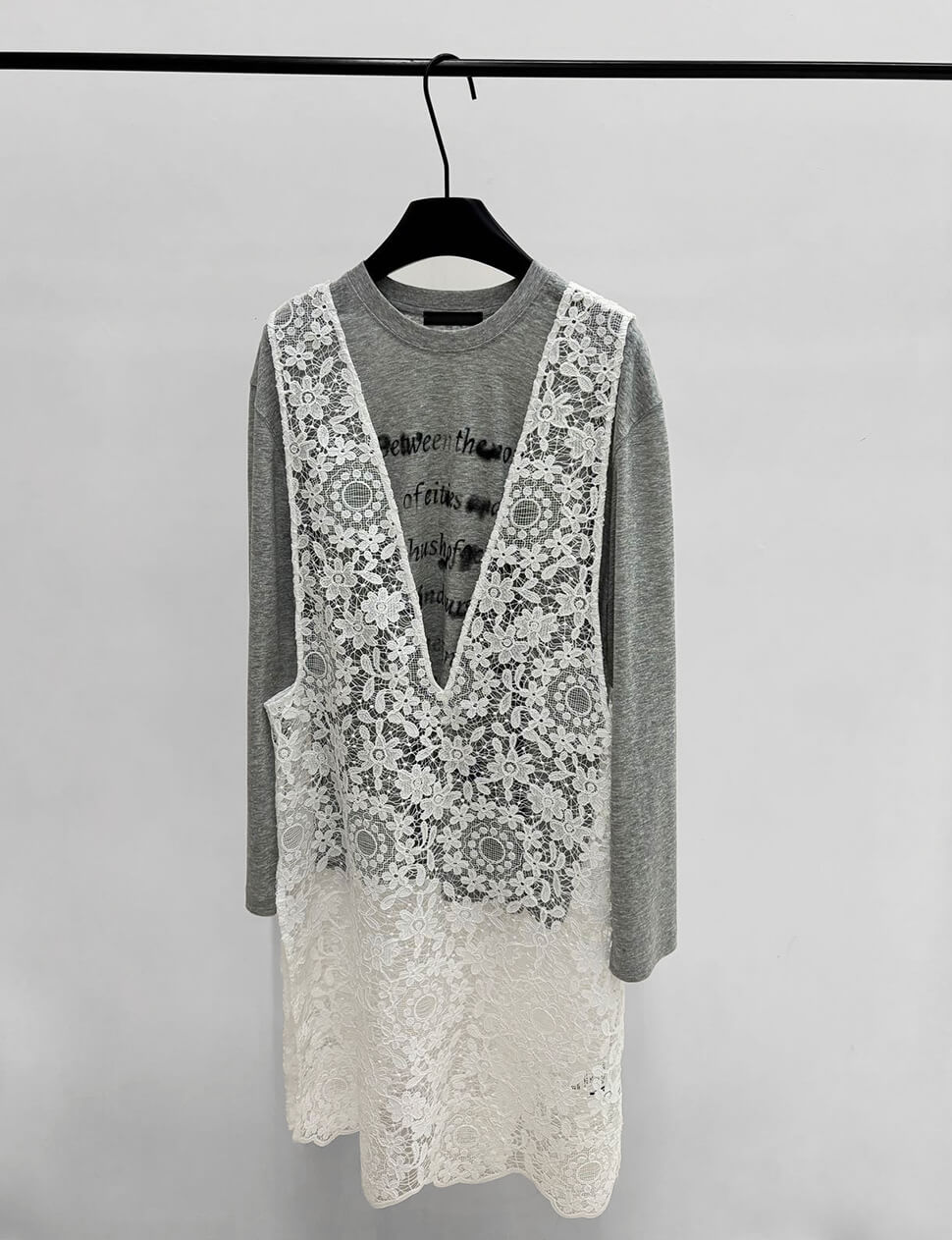 White Floral Lace Tank Dress