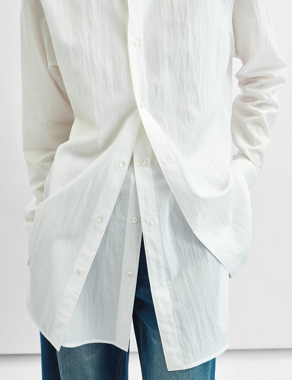 Double Layered Long Shirt